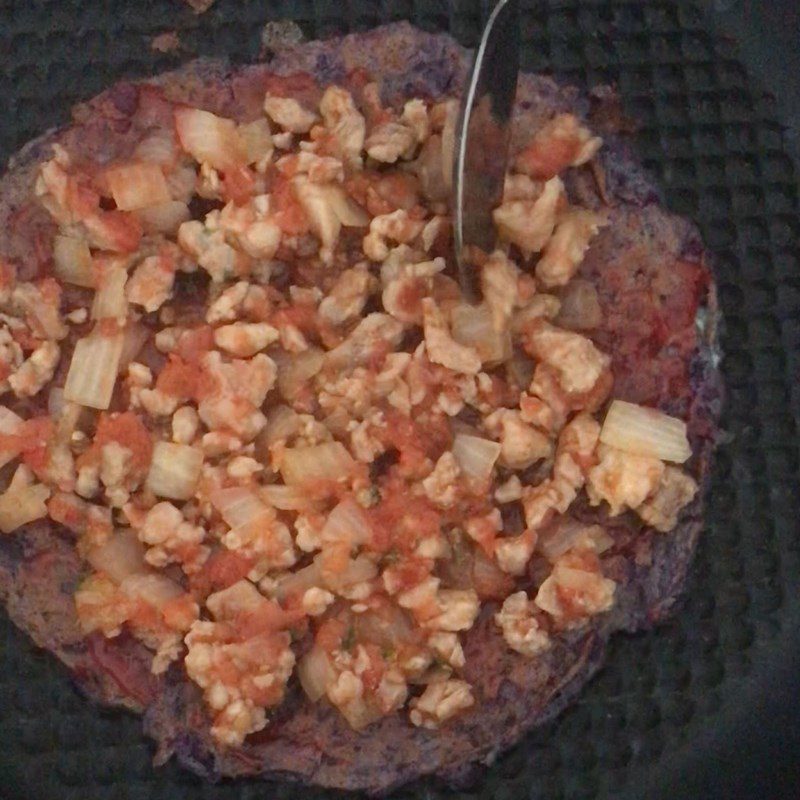 Step 3 Make sweet potato pizza Sweet potato pizza