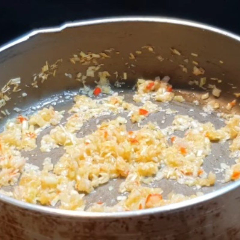 Step 2 Make satay for vegetarian satay noodles