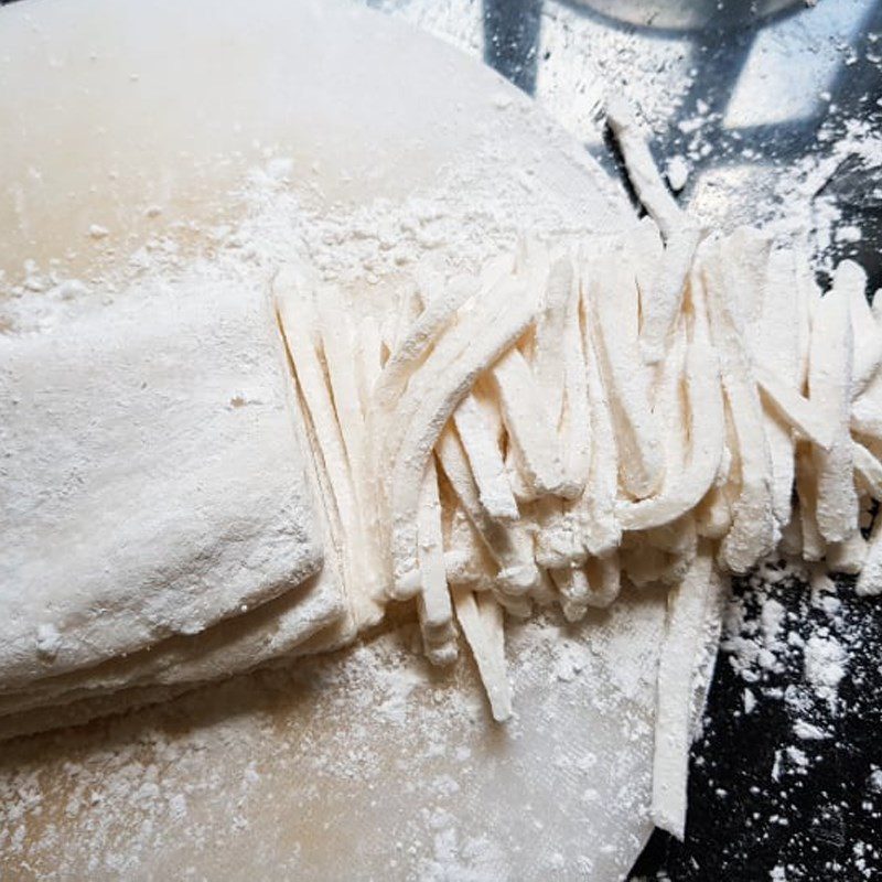 Step 2 Making Tapioca Noodles using tapioca flour