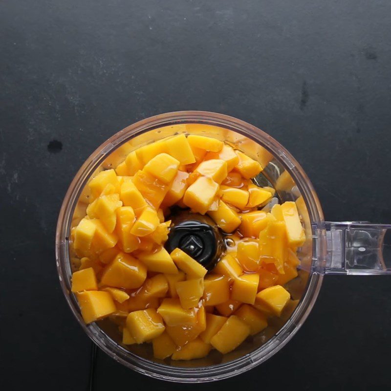 Step 2 Making sorbet Sorbet mango