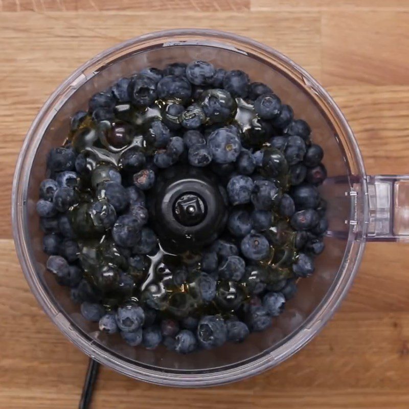 Step 2 Make sorbet for blueberry sorbet