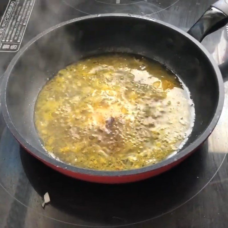 Step 3 Make the sauce Grilled salmon with orange