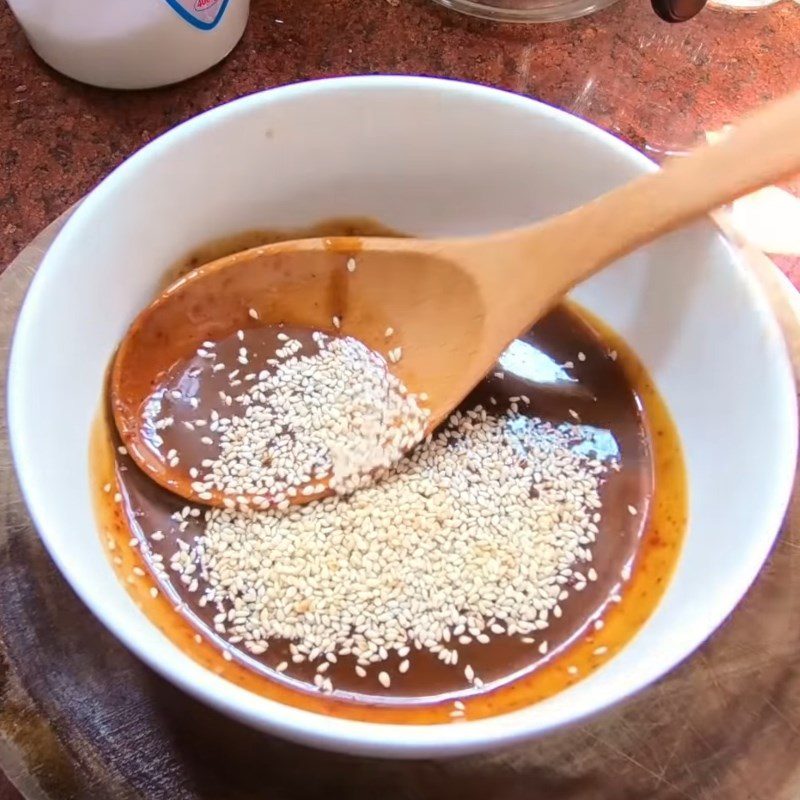 Step 2 Make the dipping sauce for Grilled Beef Roll with Enoki Mushroom