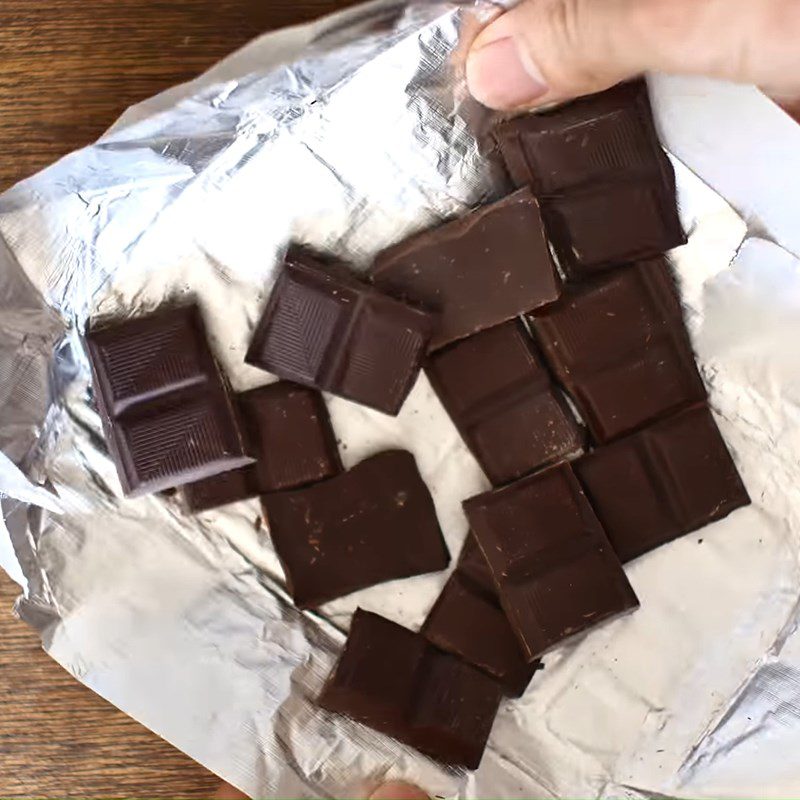 Step 2 Make chocolate sauce Chocolate popcorn