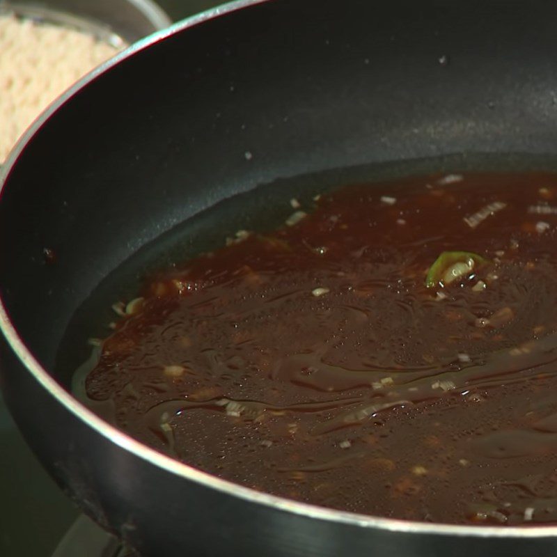 Step 5 Making Oyster Sauce Stuffed Zucchini with Mushrooms