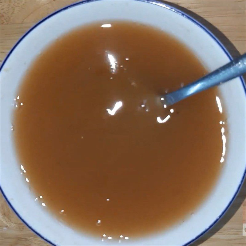 Step 2 Making tamarind sauce for squid