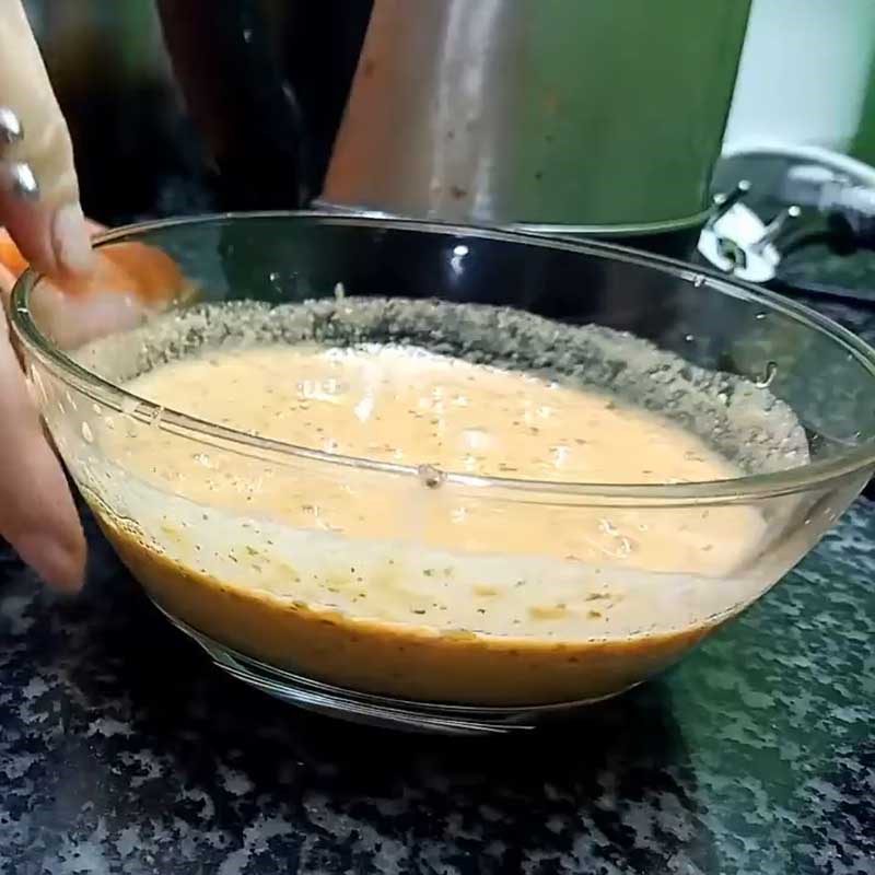 Step 3 Make roasted sesame sauce Grilled salmon with roasted sesame sauce