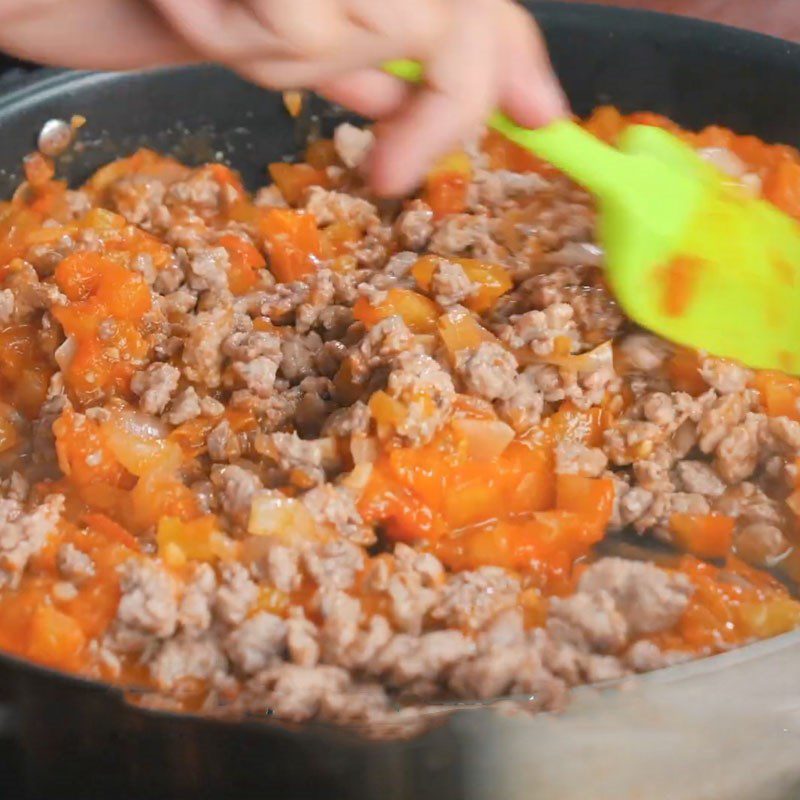 Step 5 Make spaghetti sauce Spaghetti with minced beef sauce (homemade spaghetti sauce)