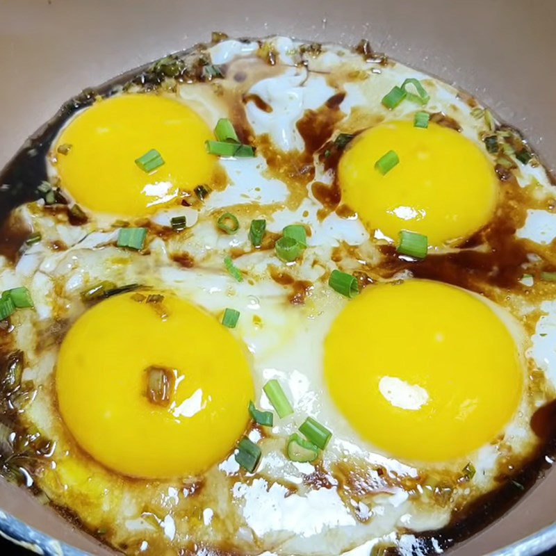 Step 2 Making Soy Sauce Fried Eggs