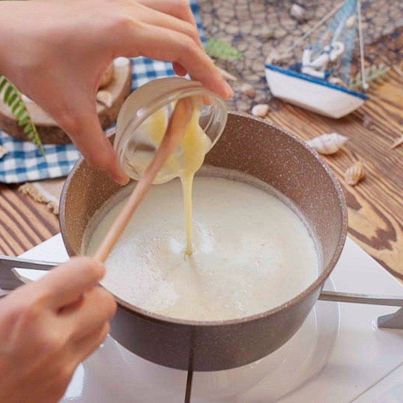 Step 2 Make cheese sauce Baked Cheese Seafood