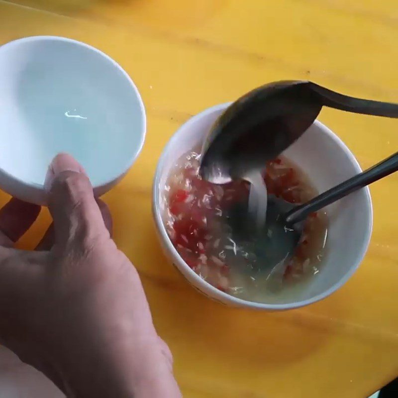 Step 2 Make the dressing Fresh Shrimp and Water Fern Salad