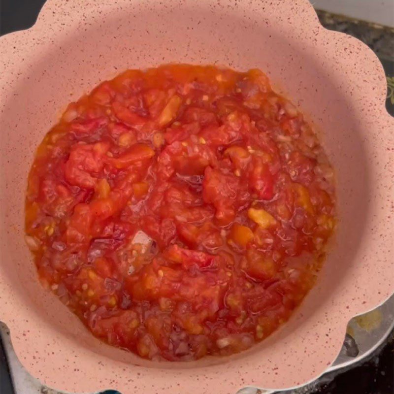 Step 3 Making meatball sauce Meatballs for bread