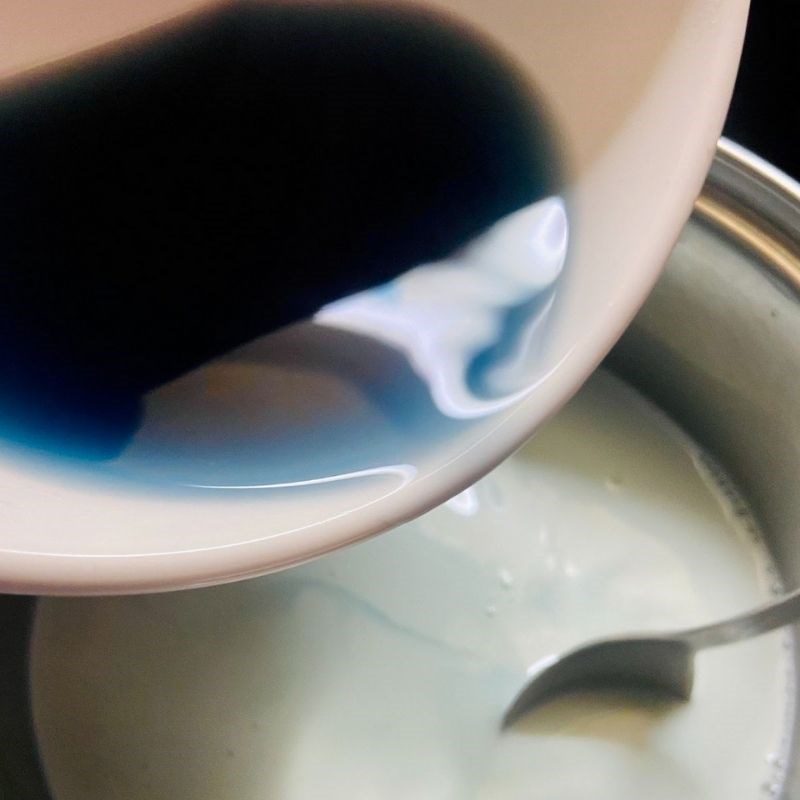 Step 2 Make butterfly pea yogurt Butterfly pea yogurt