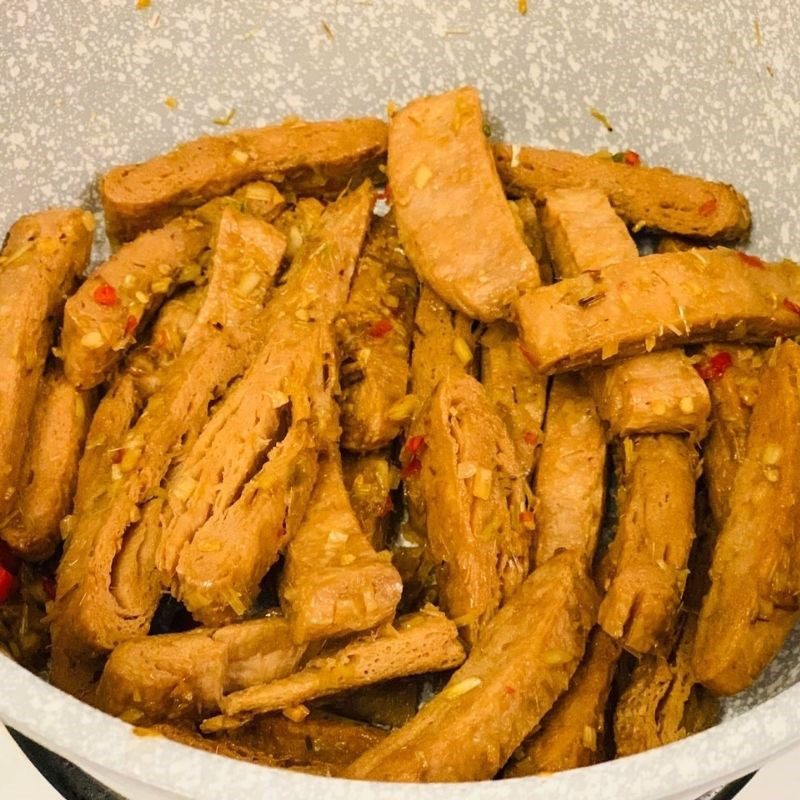 Step 3 Fried vegetarian ribs with lemongrass and chili Fried vegetarian ribs with lemongrass and chili (recipe shared by user)