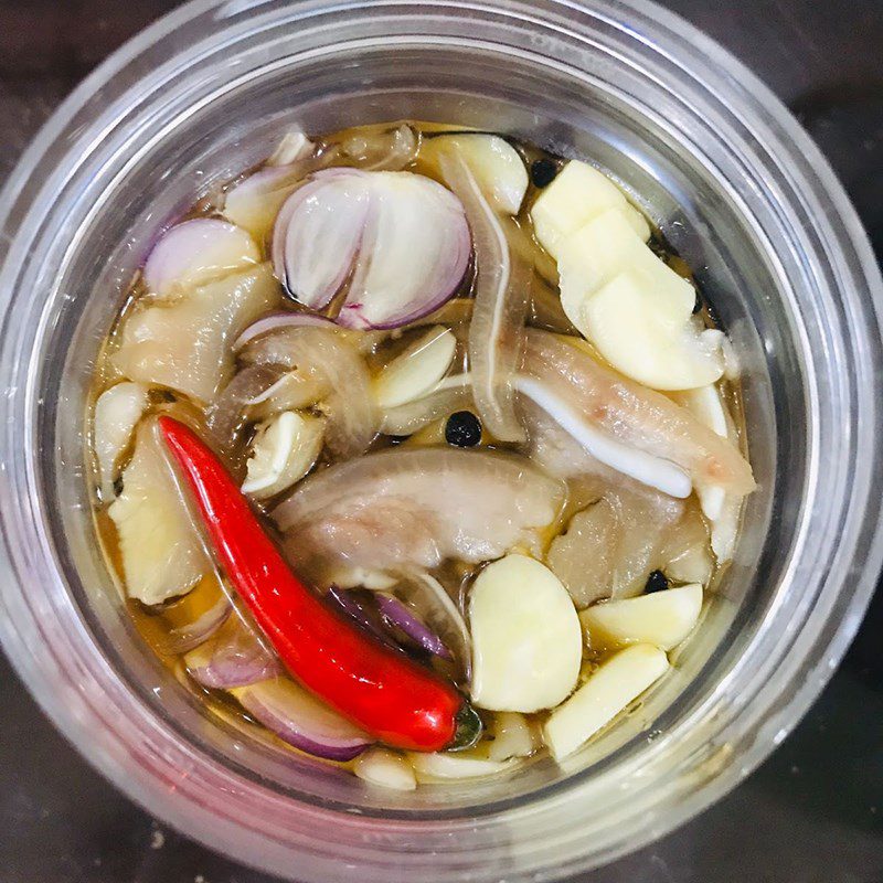 Step 4 Making pig ears soaked in fish sauce Pig ears soaked in fish sauce (recipe shared by users)