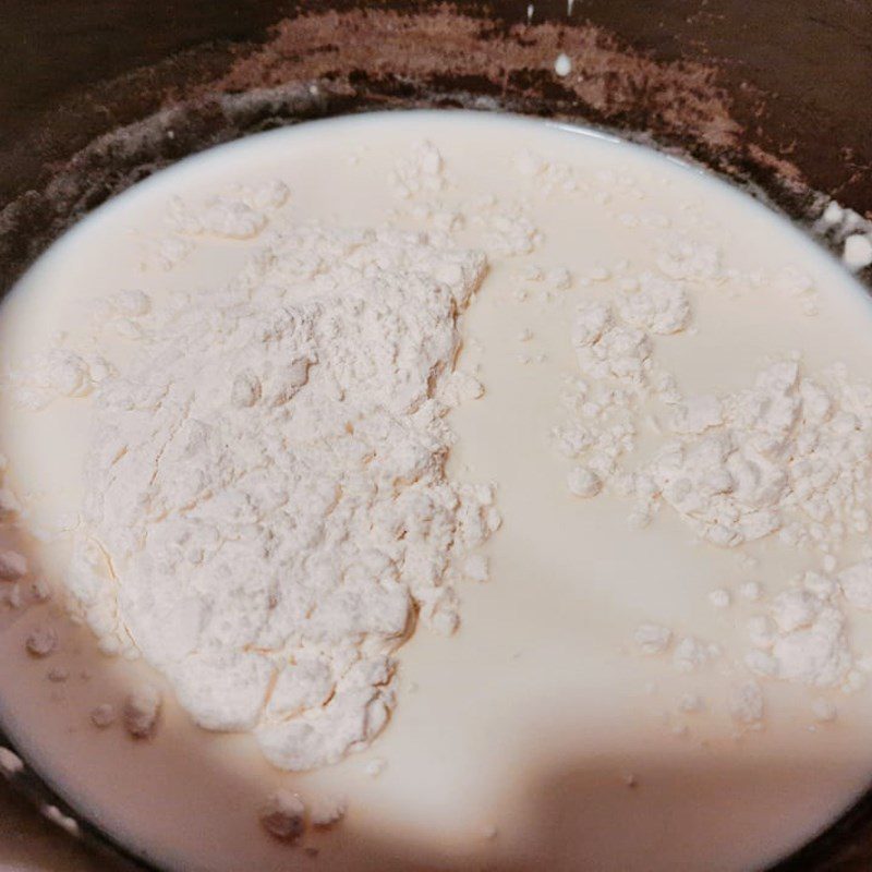 Step 1 Make Tangzhong (flour paste) for Butter Oil Egg Floss Bread