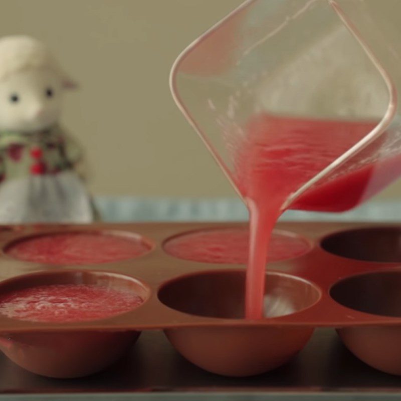 Step 2 Make watermelon jelly Watermelon cheesecake