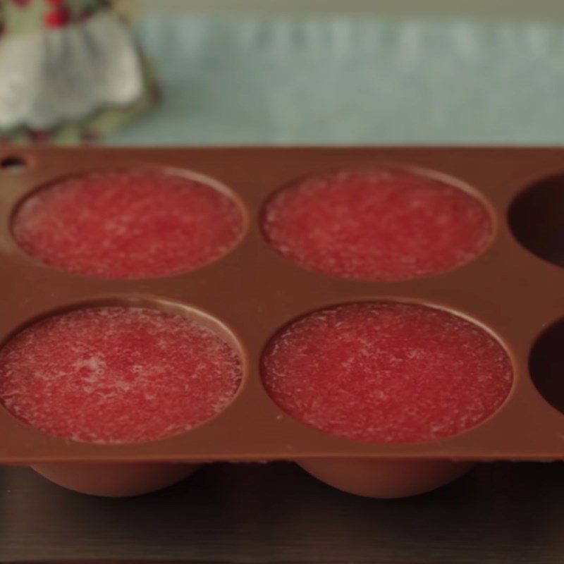 Step 2 Make watermelon jelly Watermelon cheesecake