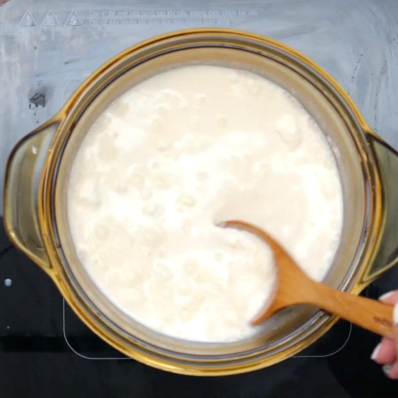 Step 2 Making Bạch Khúc Jelly Topping Milk Tea - Grass Jelly - Bạch Khúc Jelly