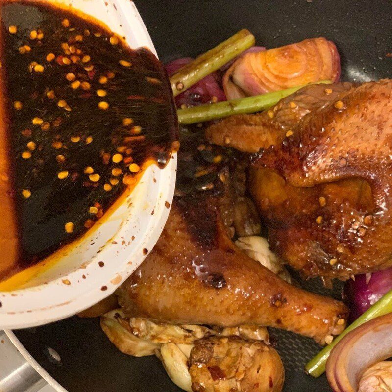 Step 3 Cooking soy sauce chicken Soy sauce chicken (Recipe shared by user)