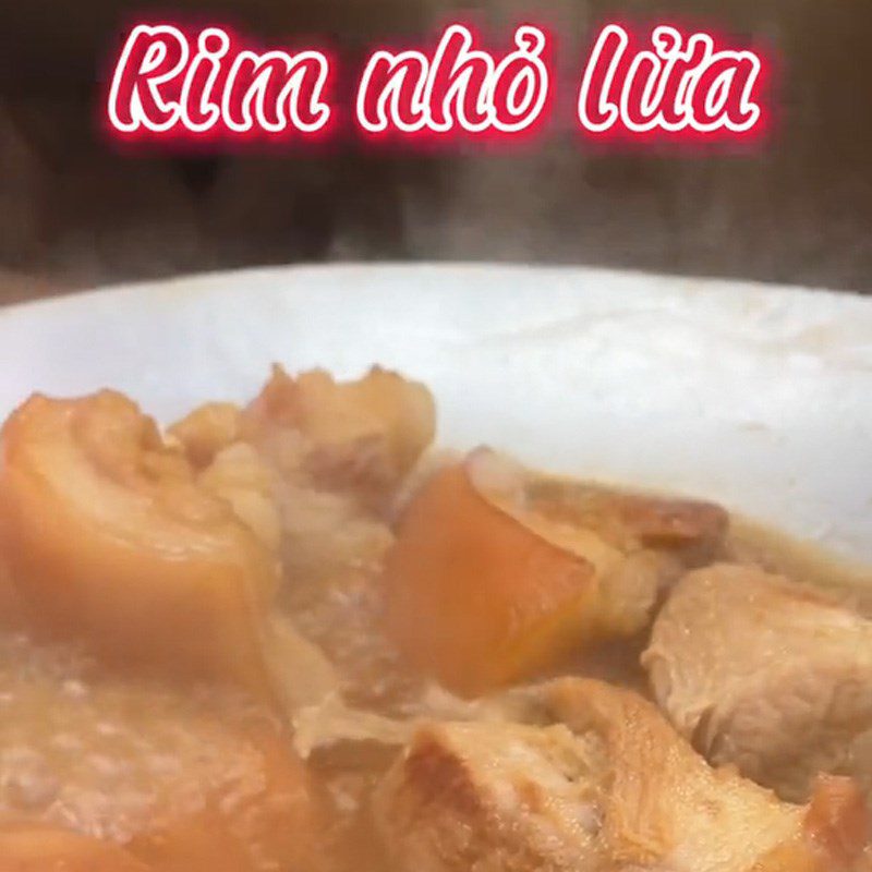 Step 3 Making Coconut Braised Pork Coconut Braised Pork (Recipe shared from TikTok Let's Cook with TasteVN)