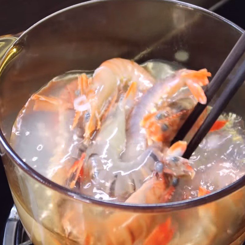 Step 2 Steamed Shrimp with Coconut Water Steamed Shrimp with Coconut Water