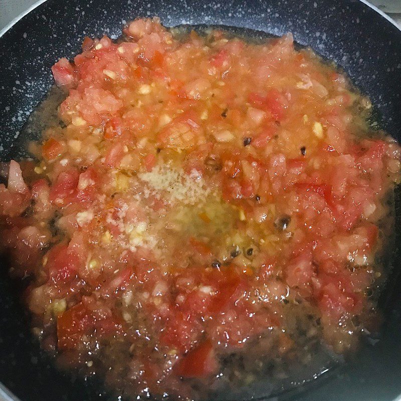 Step 3 Make shrimp in tomato sauce Shrimp in tomato sauce (recipe shared by a user)