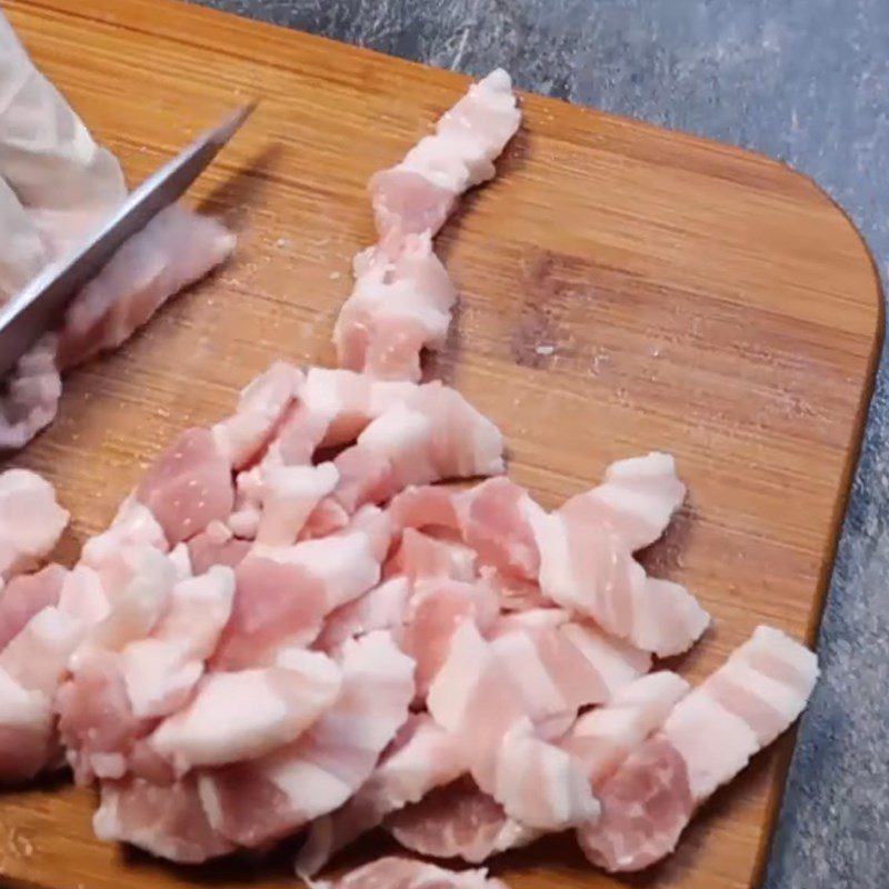 Step 5 Making Fried Pork Fat Steamed Broken Rice