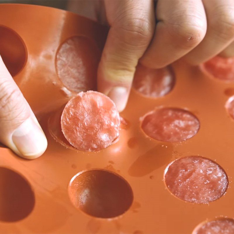 Step 2 Make watermelon jelly balls Watermelon mousse cake