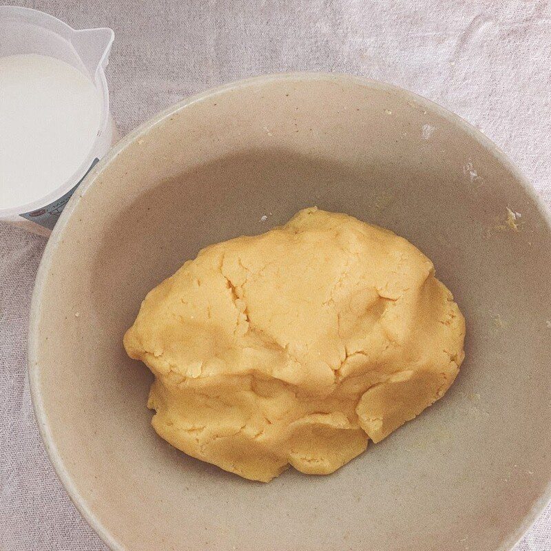 Step 2 Make the crust of Taiwanese Pineapple Cake