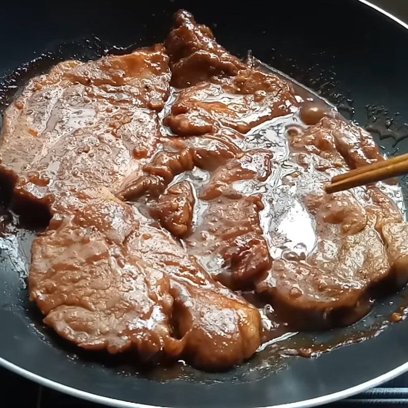 Step 2 Making Char Siu Mixed Noodles