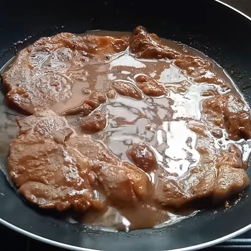 Step 2 Making Char Siu Mixed Noodles