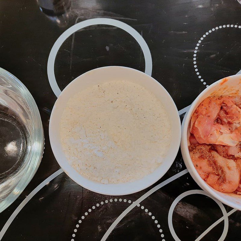 Step 3 Coat the chicken with batter Fried chicken (recipe shared by a user)