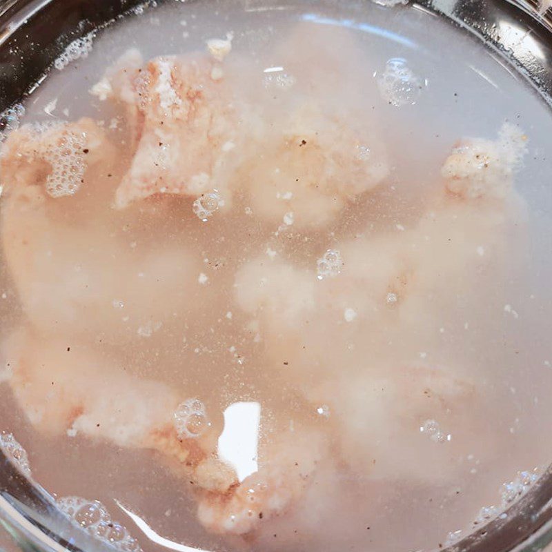 Step 3 Coat the chicken with batter Fried chicken (recipe shared by a user)