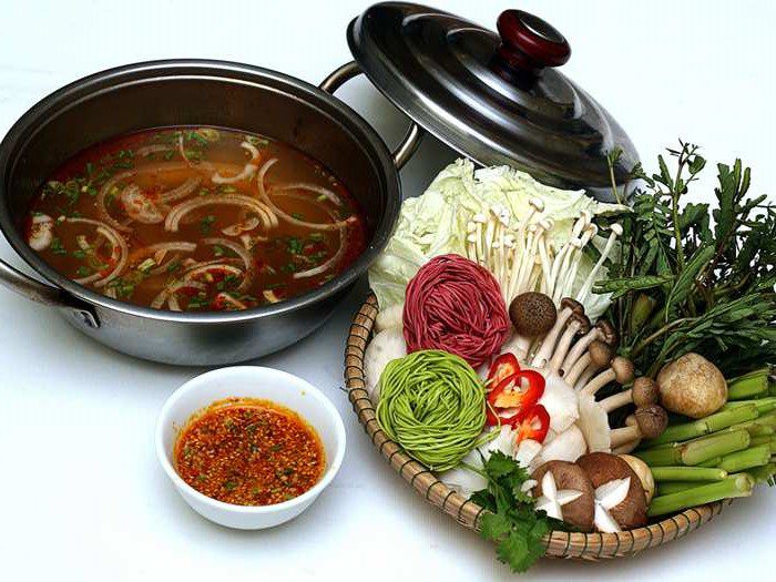 Vegetarian mushroom hot pot with natural sweetness from mushrooms