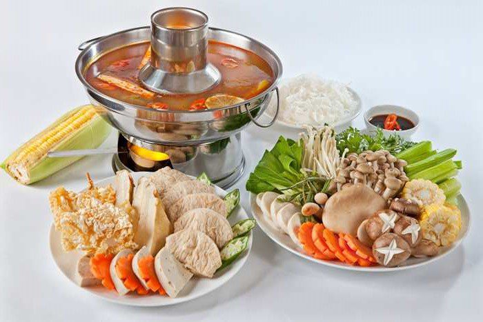 Thai vegetarian hot pot, an appealing vegetarian dish for Tet