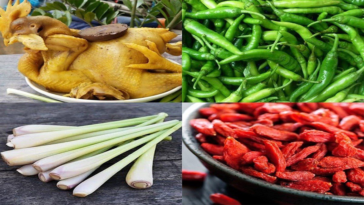 Ingredients for Spicy Chicken Hot Pot