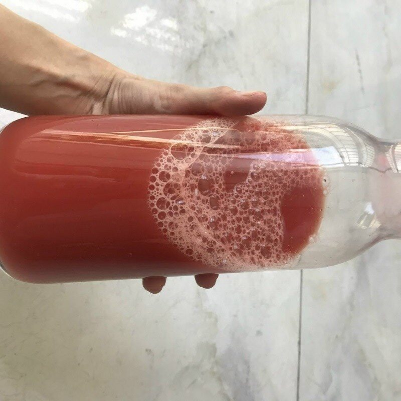 Step 3 Filter to take watermelon juice