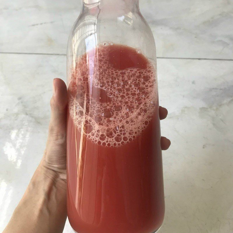 Step 3 Strain the juice Watermelon Juice