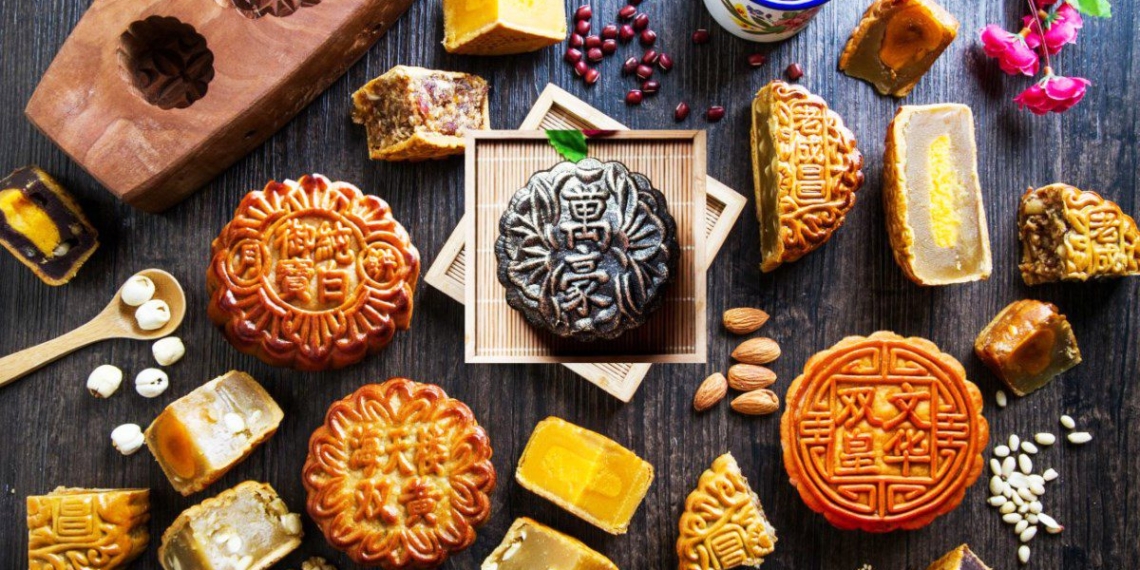 lost in mooncakes of asian countries and recipe 03215