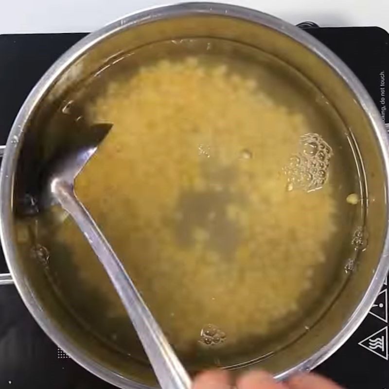 Step 1 Boil fresh corn jelly