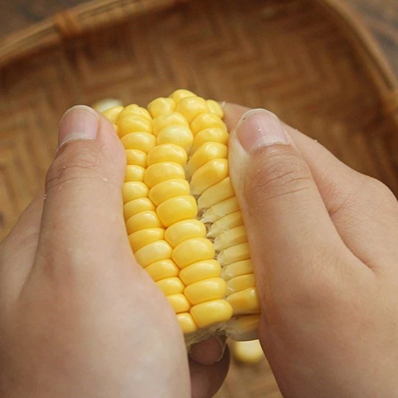 Step 1 Boil corn Fresh corn jelly