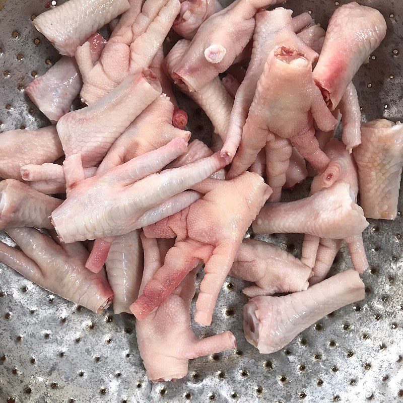 Step 2 Boiled Chicken Feet Thai Sauce