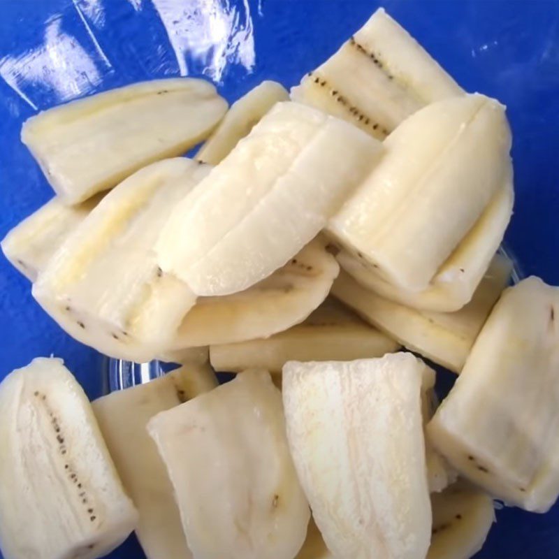 Step 2 Boil the bananas for Coconut Banana Jelly