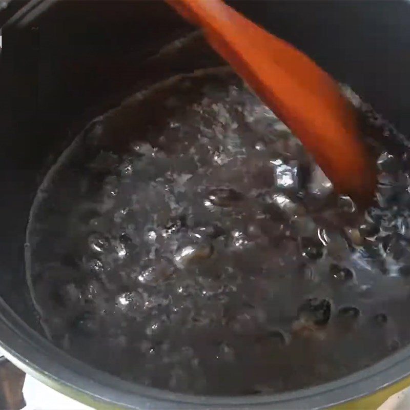 Step 1 Boil beans Black Bean Coconut Cake