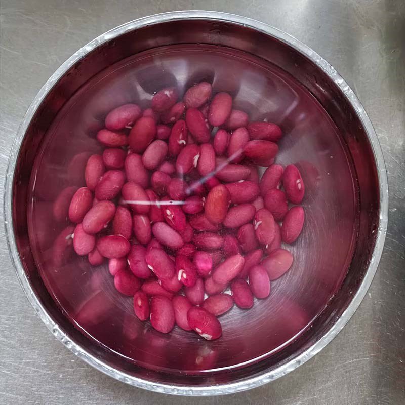 Step 1 Boil red beans Red Bean Milk Ice