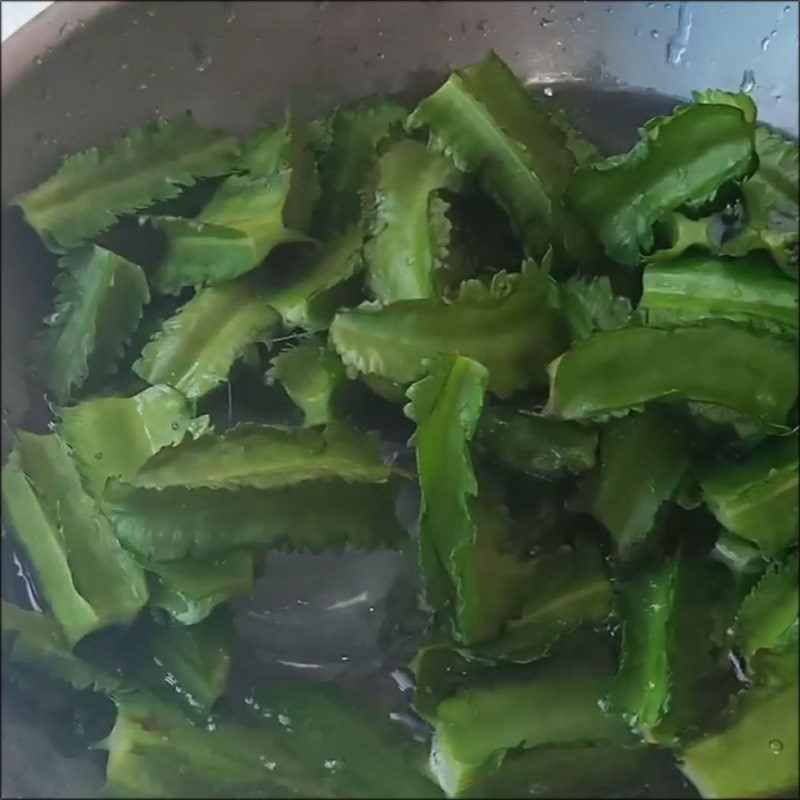 Step 2 Boil the snake beans Pickled snake beans