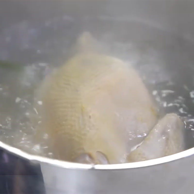 Step 2 Boiled Chicken Hainan Chicken Rice Singapore