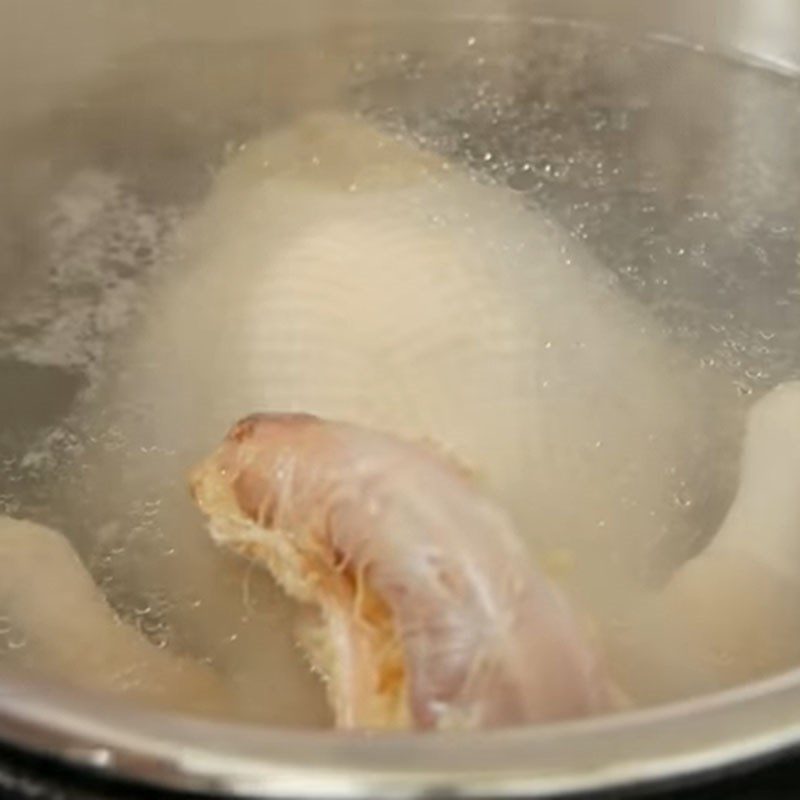 Step 2 Boiled Chicken for Chicken Pho using a pressure cooker