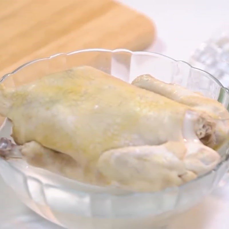 Step 2 Boiled Chicken Hainan Chicken Rice Singapore